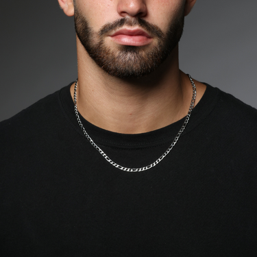 שרשרת פיגארו שרשרת כסף שרשרת פיגארו כסף